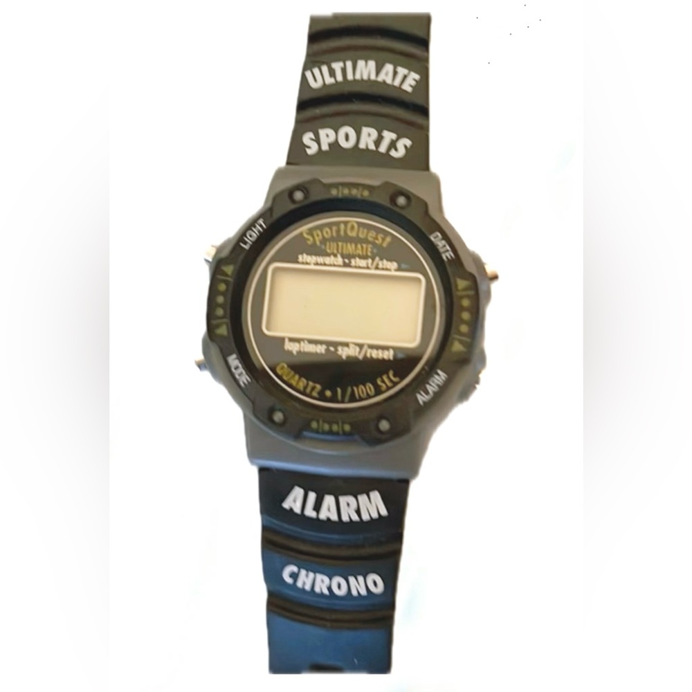 Vintage sport watch alarm chronograph  mens